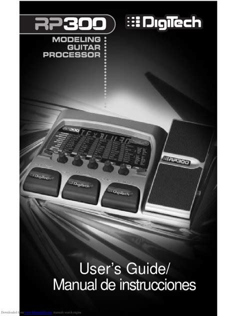 Digitech rp300 Manual | PDF | Electrónica | Tecnología de sonido