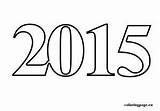 2015 coloring page – Coloring Page sketch template
