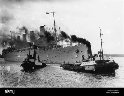 Rms aquitania cunard line ocean hi-res stock photography and images - Alamy