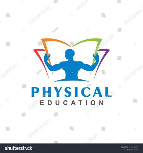 Fun Modern Physical Education Logo Design Stock Vector (Royalty Free) 2199562675 | Shutterstock