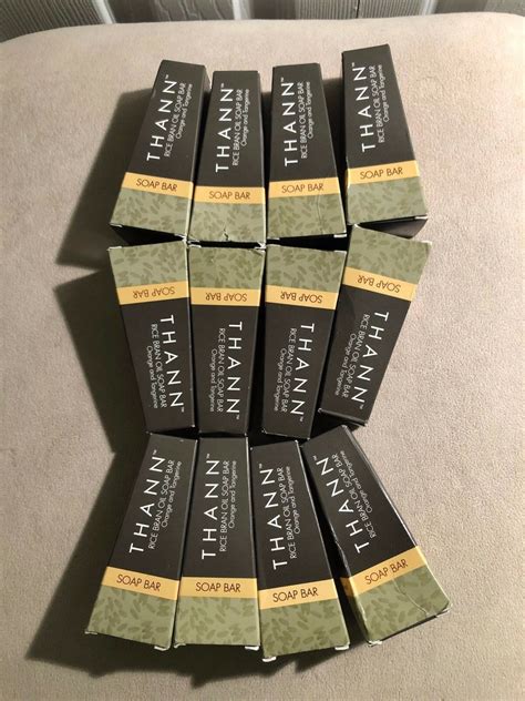 Thann Rice Bran Oil Travel Size Soap Bar Orange And Tangerine Set Of 12 - Bar Soaps