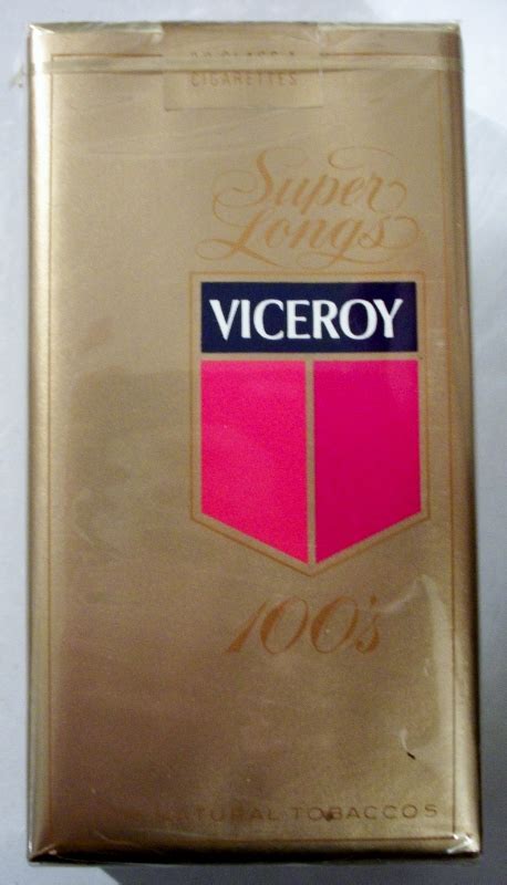 Viceroy Super Longs 100’s – vintage American Cigarette Pack | Cigarette Collector