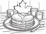 Maple Syrup Inspired Coloring For Adults  Page sketch template