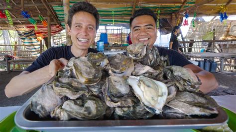 Philippines OYSTER MOUNTAIN! Best Filipino Food + Fresh Eels in Cebu!