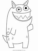 Snargg Plory And Yoop Coloring Page For Kids  Free sketch template
