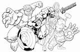Avengers coloring pages  ColoringLib sketch template