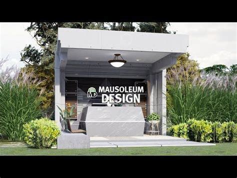 Mausoleum Design - Modern Open Mausoleum EP22 | Small mausoleum modern ...