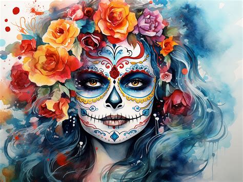 Day Of The Dead Portrait Free Stock Photo - Public Domain Pictures