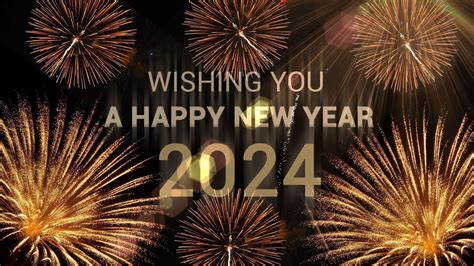 4k New Year 2024 Wishes | Best Wishing A Happy New Year 2024 Video ...