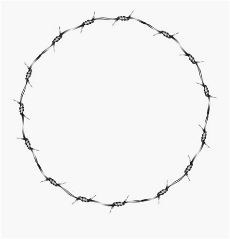 Barbed Wire Circle Clipart