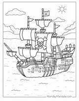 Free Pirates Coloring Pages sketch template