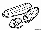 Cucumber Coloring Pages Printable For Free Download sketch template