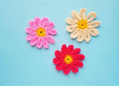 Simple Five Petal Crochet Flower | Best Flower Site