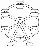 Ferris Wheel Coloring Pages sketch template