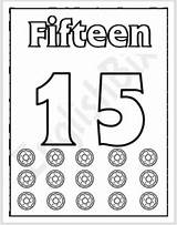 Number 15 Coloring Page For Kids  EnglishBix sketch template