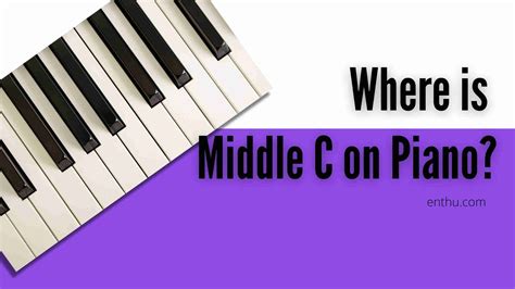 Where is Middle C on Piano? - EnthuZiastic