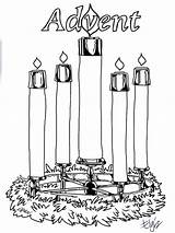 Printable Candle Coloring Pages sketch template