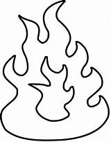 Fire Flame Coloring Pages Printable Sketch P  Vrogueco sketch template