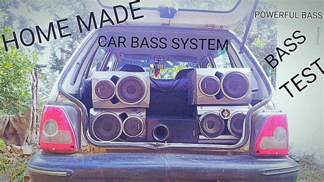 Car bass Test..|||Amazing bass quality|||Home speakers attached with car stereo.. - YouTube