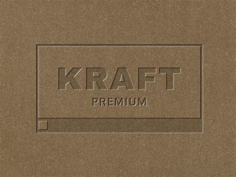 Kraft PSD Logo Effect | Sustainable Branding Design by rawpixel.com for rawpixel on Dribbble