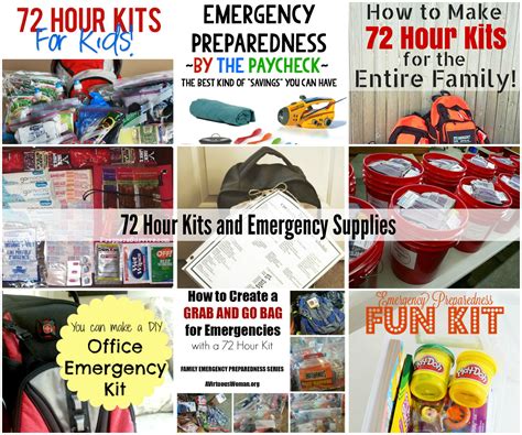 72 Hour Kits and Emergency Supplies - The Idea Room