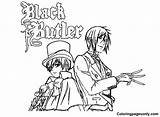 Black Butler Coloring Pages  For Kids And Adults sketch template