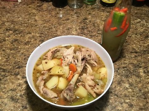 A Deliciously Tasty Bahamian Chicken Souse Soup Recipe