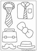 20  Tie Coloring Pages Free Printable PDF & Online sketch template
