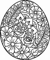 Mandala Easter Coloring Egg Pages Ausmalbilder Ostereier Eggs Printable  sketch template