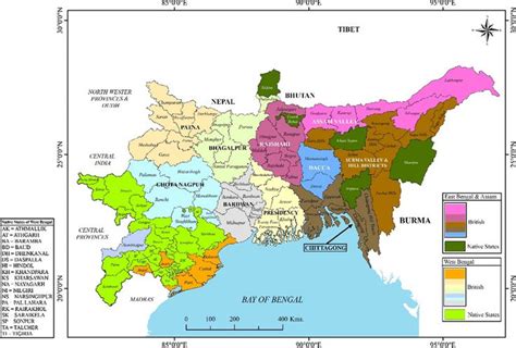 Partition of Bengal 1905 | Partition of bengal, Ancient world maps, East pakistan