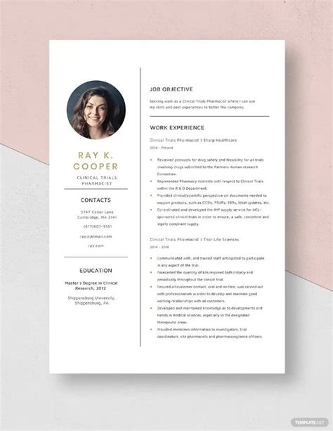 Pharmacist CV Free Resume Template Piktochart, 48% OFF