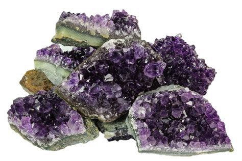 2-3" Dark Purple, Amethyst Crystal Clusters - Uruguay For Sale - FossilEra.com