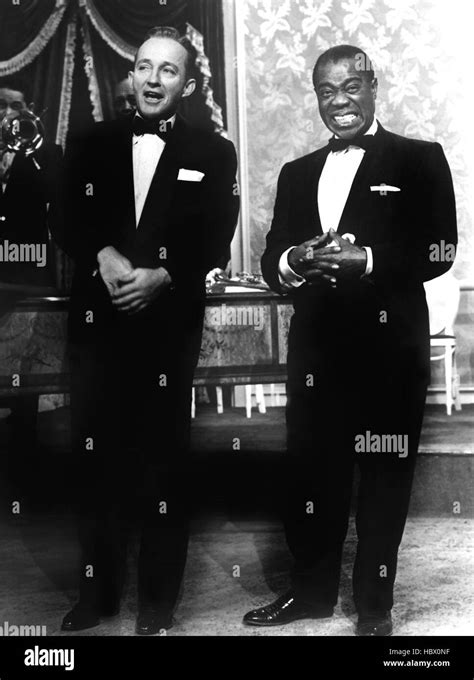 HIGH SOCIETY, Bing Crosby, Louis Armstrong, 1956 Stock Photo - Alamy