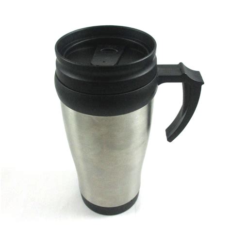 Stainless Steel Insulated Double Wall Travel Coffee Mug Cup 14 Oz ...