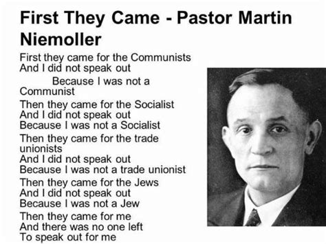 🐣 25+ Best Memes About Martin Niemoller First They Came | Martin Niemoller First They Came Memes ...