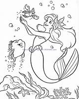Little mermaid coloring Pages To Download And Print For Free sketch template