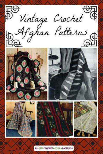 30+ Vintage Crochet Afghan Patterns | AllFreeCrochetAfghanPatterns.com