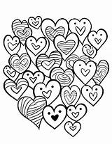 50 Heart Coloring Pages Free Cute Sheets sketch template