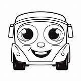 Coloring Baby Bus Pages sketch template