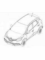 Renault coloring Pages sketch template