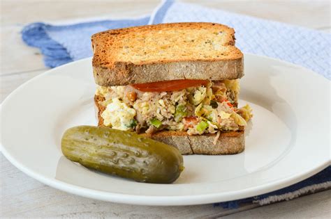 Tuna and Egg Scramble Sandwich