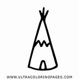 Tipi Coloring Page  Ultra Pages sketch template