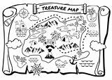 Free Printable Treasure Map Coloring Page & coloring book sketch template