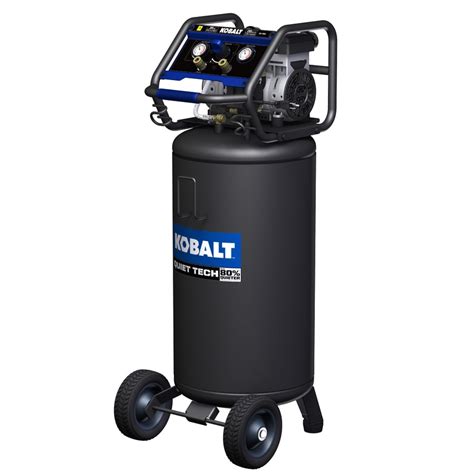 Kobalt QUIET TECH 26-Gallon Portable Electric Vertical Air Compressor ...