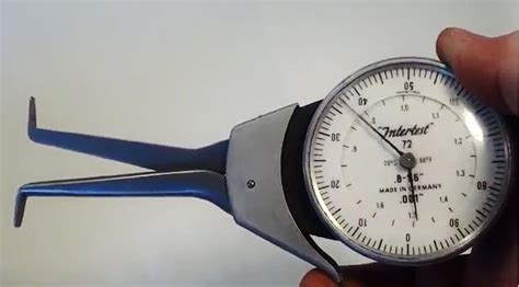 INTERTEST .8 - 1.6" Internal Dial Caliper Bore Gauge GERMANY - YouTube