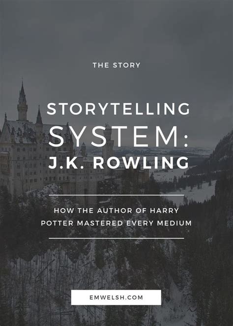 How J.K. Rowling Mastered Writing in Different Mediums — E.M. Welsh ...