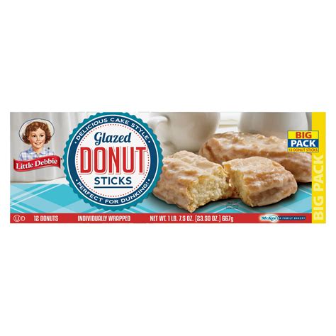 Little Debbie Donut Sticks, 12 ct, 23.5 oz - Walmart Business