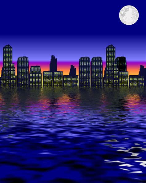 City Sunset by CanEyeballsBounce on DeviantArt