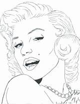Marilyn Monroe Coloring Pages At GetColoringscom  Free Printable sketch template