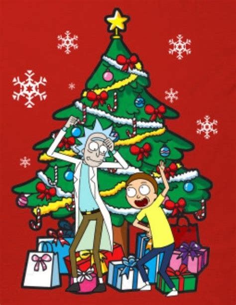 Rick and Morty x Rocking Around The Christmas Tree | Rick and morty stickers, Rick and morty ...